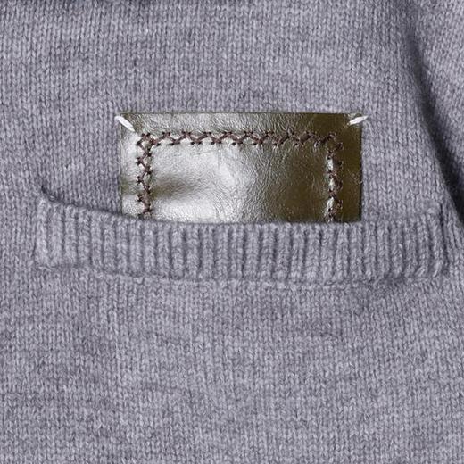 72392SDSA秋冬新款痞帅男装韩版口袋撞色半拉链翻领针织衫毛衣百搭 商品图3