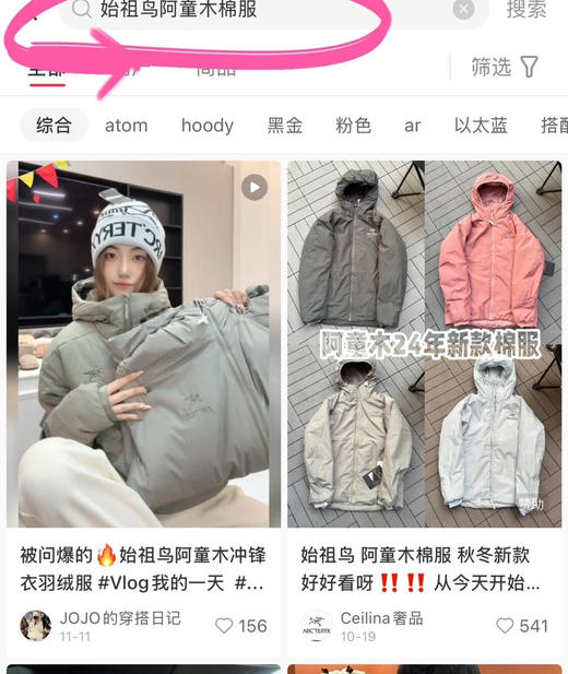🐦 ATOM SL HOODY 轻量保暖棉服 商品图5