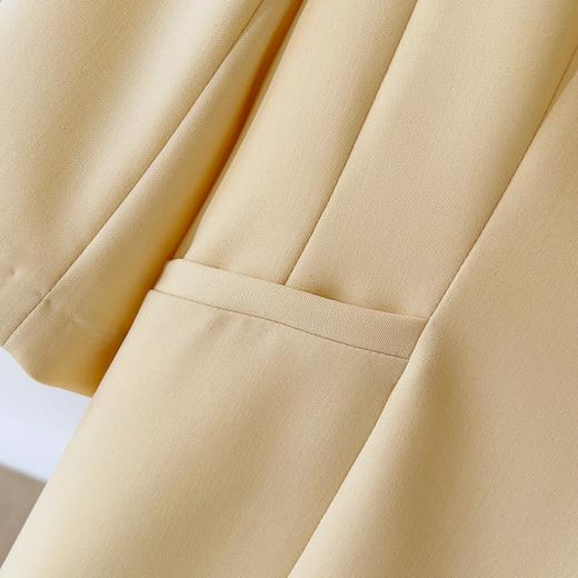 「自」全新升级【铂金会员275/天猫369/差价94】(92857)洛诗琳休闲七分袖西装外套2025秋季高级感通勤百搭外套女 商品图3