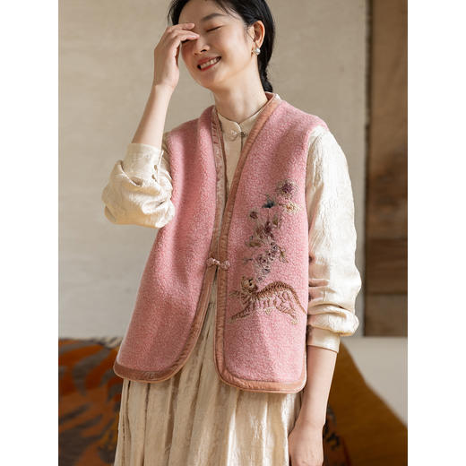 牧衣游原创羊毛混纺羊羔毛毛呢外套 限量福利款 简素不支持会员折 商品图2