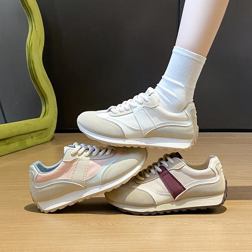 特妮娜【加绒休闲德训鞋】经典潮色 简约设计 休闲版型简洁利落 内里加绒加厚 鞋内恒温保暖亲肤 Z# 商品图11