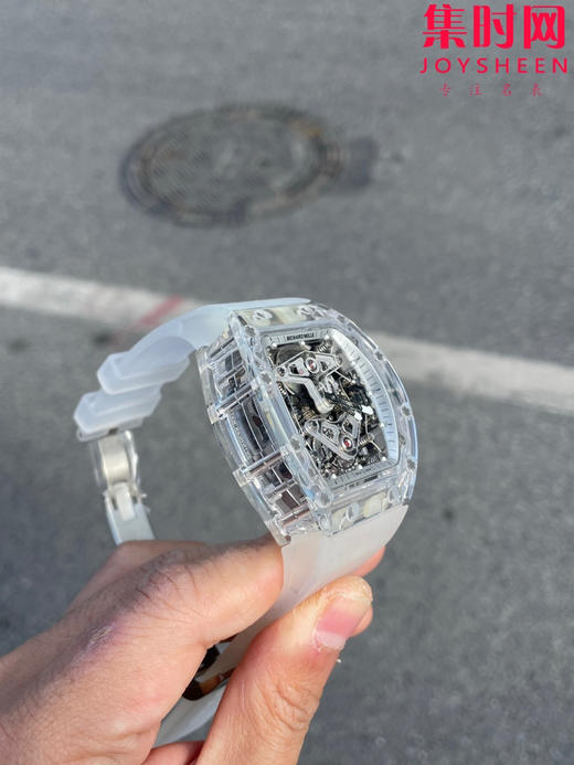 墙裂推荐 V4升级版 新力作 EUR理查德米勒RM056-雪琉璃！RM56透明壳 男士腕表 劲爆的真陀飞轮腕表！震撼来袭！ 商品图3