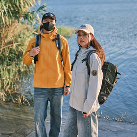 【特妮娜 男女亲子软壳冲锋外套】防水 防风 防磨 抗静电 加宽防风雨帽 防水拉链 双侧拉链口袋 魔术贴袖口 抓绒内里