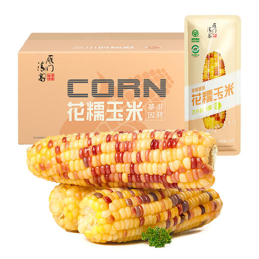 雁门清高花糯玉米220g*8根新鲜真空包装粘香糯甜早餐糯玉米棒 商品图1