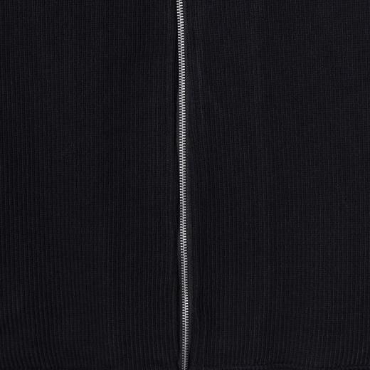 25020SDSA秋冬新款痞帅男装韩版纯色竖纹拉链立领针织卫衣百搭时尚外套 商品图3