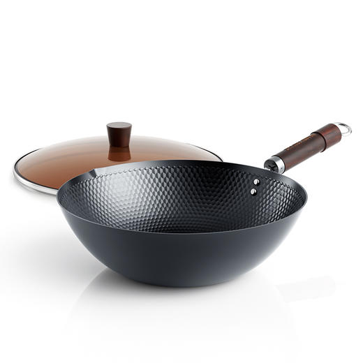 中科德马克DUMIK极铁系列 三极防锈铁锅 32cm D-CF32J31 商品图4