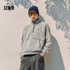森马卫衣男冬季花纱半开襟立领上衣2025新款运动风撞色印花套头衫 商品缩略图0