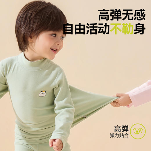 嘟嘟家宝宝秋衣套装秋季男童秋衣秋裤女宝分体睡衣秋暖绒打底上衣 商品图3