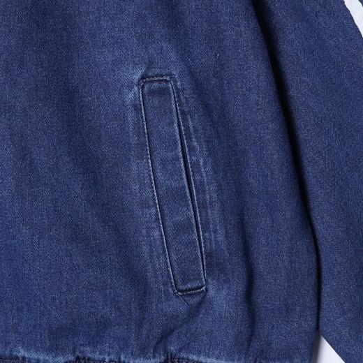 SDSA男士秋冬新款痞帅男装韩版刺绣标拉链立领夹克百搭时尚外套 商品图2