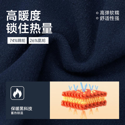 跃牌【欲动春风】系列 秋冬加绒瑜伽裤高腰提臀紧身显瘦运动长裤女22383 商品图2