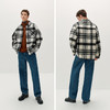 商场同款|森马毛呢外套男冬季格子衬衫2025新款复古港风韩版上衣 商品缩略图4