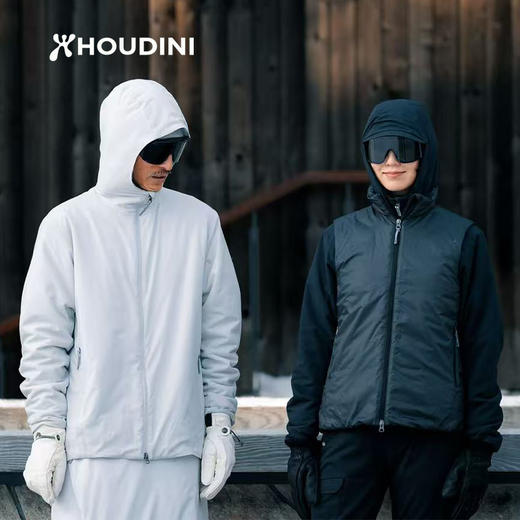 HOUDINI胡丁尼 Puff 泡芙户外25新冬男金标p轻量棉服保暖外套男棉服  810025 商品图10