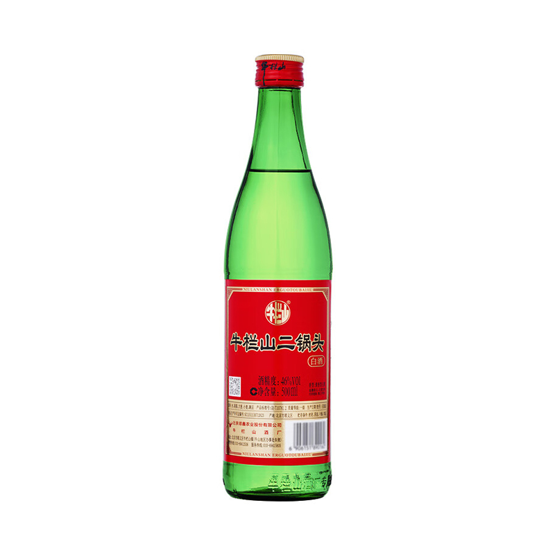 牛栏山绿瓶白酒46度 500ml