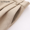 会员福利【高克重+遮胯显腿直】拉夏贝尔/La Chapelle高腰精仿直筒西裤休闲阔腿裤简约宽松垂感通勤长裤 商品缩略图2
