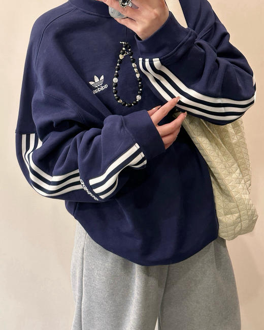 原版Adi 𝐥𝐨𝐜𝐤 𝐮𝐩 𝐜𝐫𝐞𝐰男女款卫衣来啦 商品图6