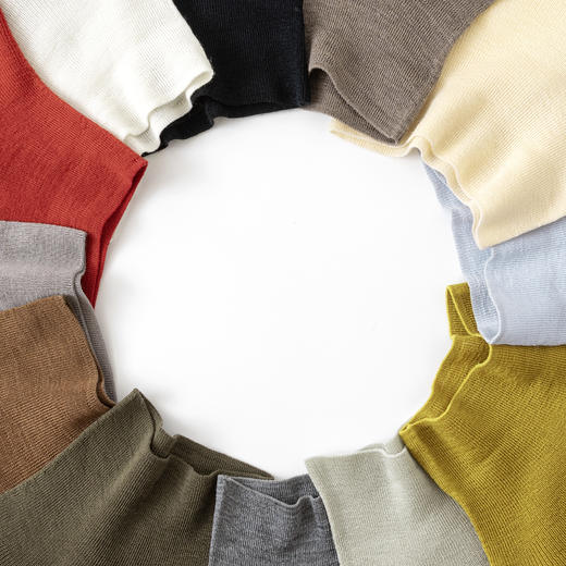 【高品质私服】【扬子精纺羊毛无缝一体半高领长袖】甄选德国Biella Yarn精纺扬子纱，60支双股精纺，做工精致，纹路特别细腻，休闲又日常，上班上学穿都合适YS8028-CC 商品图5