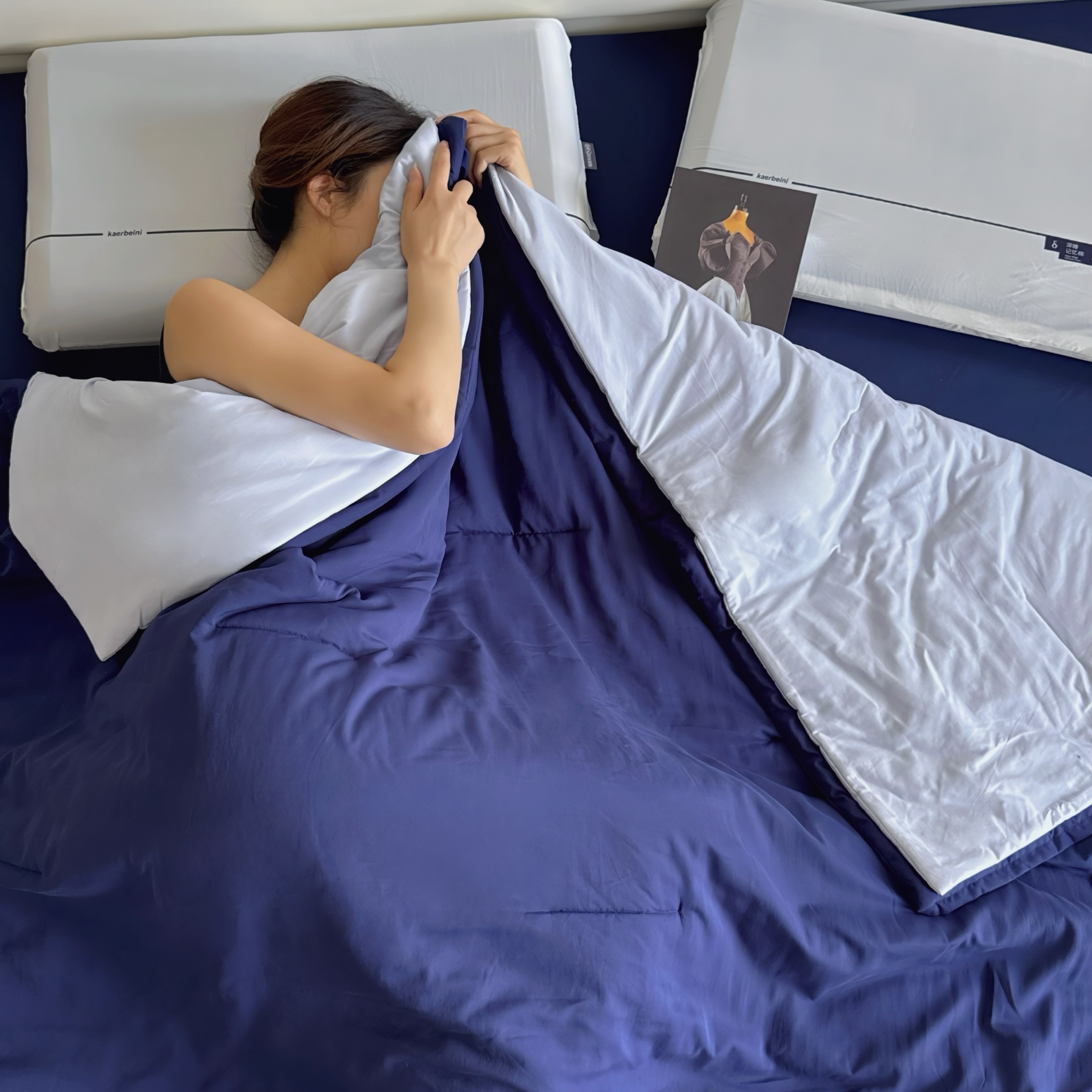 子母双层！四季通用！【深睡控温子母被】A类面料免被套 双层控温 柔软亲肤 双侧无感边设计 可机洗省心好打理