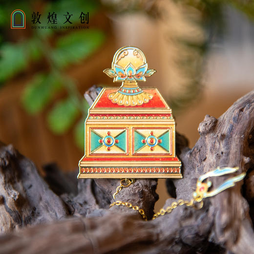 敦煌文创 敦煌福泽系列--金属吊坠守宝金属书签 商品图5