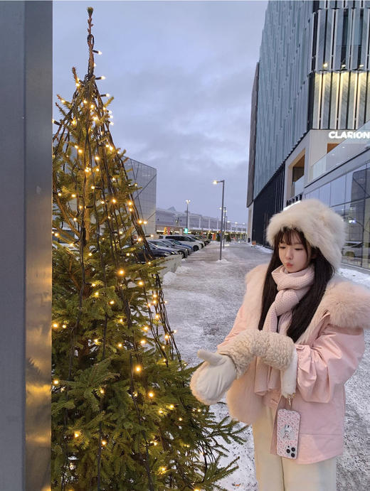 M码 金蘑菇菇 下过雪的特罗姆瑟 小狐狸派克 / D配全狐狸A.JI坎毛内胆 商品图3