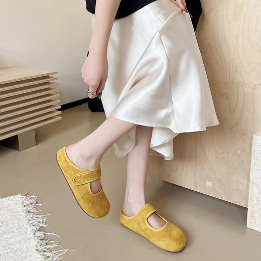 私人定制！【XUXI 多巴胺半托勃肯鞋】多巴胺配色 唤醒愉悦情绪 打造“行走的快乐因子” 半托设计 全天候舒适 前包后露半拖结构 兼顾包裹安全感与夏日透气性H08 L# 商品图5