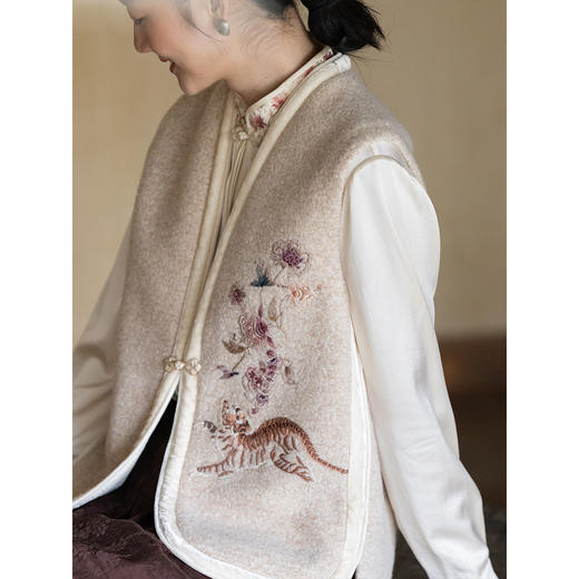 牧衣游原创羊毛混纺羊羔毛毛呢外套 限量福利款 简素不支持会员折 商品图3