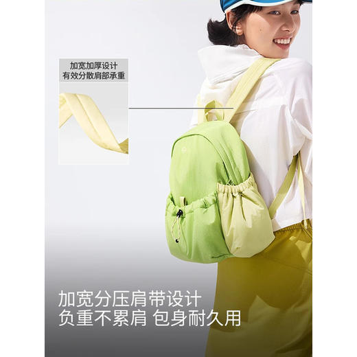 大肚能装！【安诺蓓德 轻便扩容双肩包】采用高韧超柔尼龙面料 经典实用双肩包造型 完美适配日常休闲 短途户外 轻便柔软的材质 久背不累 智能分区设计 收纳更有序  自带扩容功能 只增加容量不增加重量 商品图6