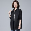 韩版中长款风衣外套外衣加肥加大码中老年妈妈女装 商品缩略图3