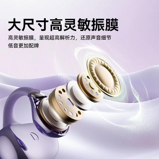 音质更好！舒适度更佳！【耳夹式耳机】 中通快递，东莞发货，骨传导概念无线开放不入耳 运动跑步骑行通话降噪 适用于苹果华为手机 ，型号TS20 商品图5