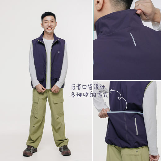 【品牌特惠】ACMEITEM爱棵米 户外立领马甲GAG3090457E 商品图2