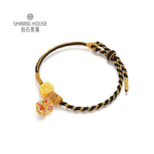 【定价黄金】【限时8折】【现货】钻石世家 足金手链 999足金黄金手绳手串 上岸红绳手链女足金逢考必过金榜题名手绳男中高考学生本命年礼物（约 2.34克±0.1克） 商品图5