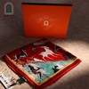 敦煌文创 繁花系列艺术丝巾（九色鹿） 商品缩略图0