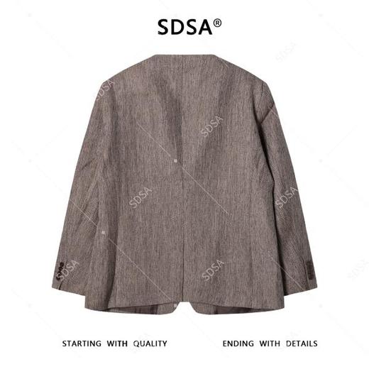 2823SDSA男士秋冬新款痞帅男装复古设计师V领西装外套百搭时尚简约 商品图5