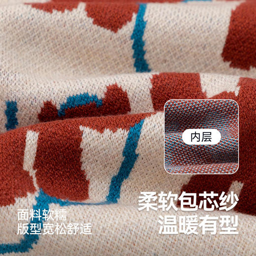 嘟嘟家儿童毛衣秋冬宝宝针织衫冬季男童上衣冬装女童套头衫潮 商品图3