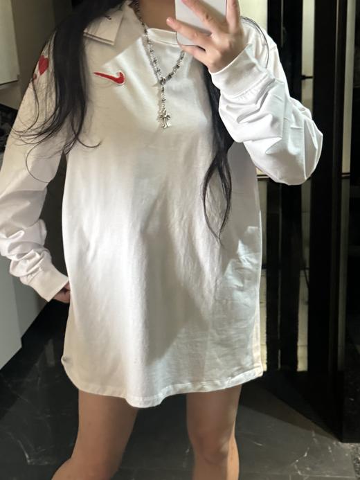 NK情人节限定爱心发泡刺绣长袖T恤（FV3994)（蕾姐粉色上身S，白色2XL） 商品图10