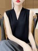 2025夏季新款打底吊带背心女士冰丝无袖t恤V领上衣 商品缩略图2