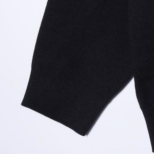 256031SDSA秋冬新款痞帅男装慵懒风撞色拼接polo领假两件毛衣百搭针织衫 商品图4