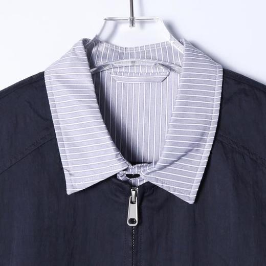 SDSA男士秋冬新款痞帅男装韩版美式拼接翻领拉链假两件夹克外套潮 商品图1