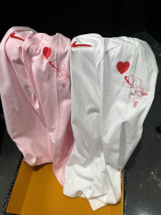 NK情人节限定爱心发泡刺绣长袖T恤（FV3994)（蕾姐粉色上身S，白色2XL） 商品图14