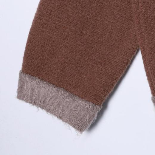 72392SDSA秋冬新款痞帅男装韩版口袋撞色半拉链翻领针织衫毛衣百搭 商品图3