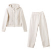 ZYRH2095休闲运动连帽卫衣套装女早秋显瘦开衫2025春季新款阔腿裤子两件套 商品缩略图4