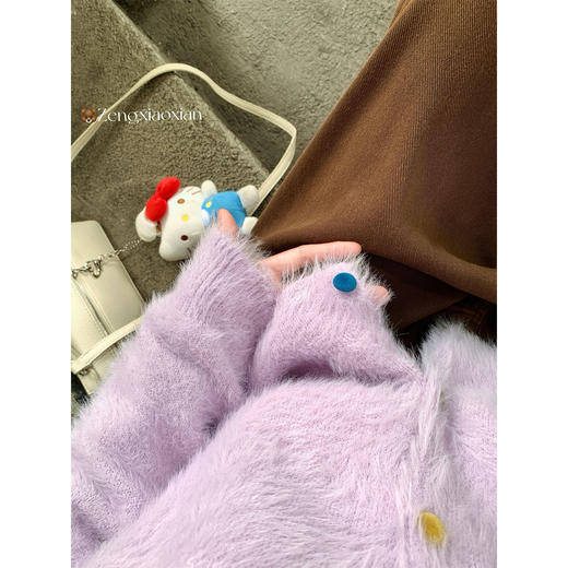 <曾小咸推荐>2.15现货秒杀 ！微信超特价！彩色纽扣毛衣开衫 日常169.99 立减80 秒杀89.99！！ 商品图4