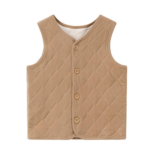 【南瓜拿铁】COO ENERGY儿童秋冬蚕丝保暖加厚马甲背心 110-160 商品图4