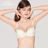 好奇蜜斯无痕内衣女大胸显小胸不空杯超薄防下垂舒适文胸罩套装白  奈可 商品缩略图0