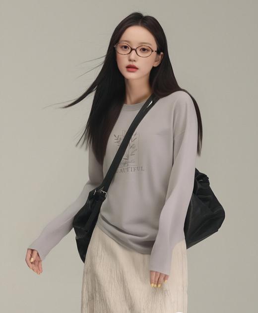 佐丹奴BM女装25年商场新款纯棉长袖T恤衫13395795 商品图1