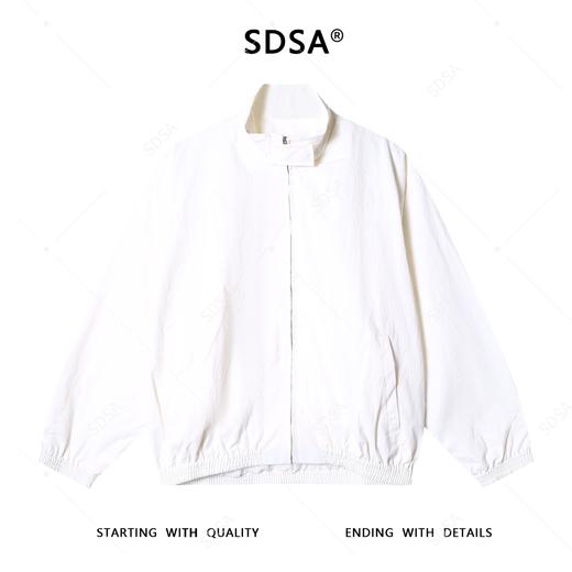 Y001SDSA男士秋冬新款痞帅男装宽松潮流纯色拉链立领夹克外套简约百搭 商品图1
