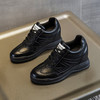 新款内增高真皮百搭运动休闲耐磨韩版小白鞋AM638 商品缩略图3