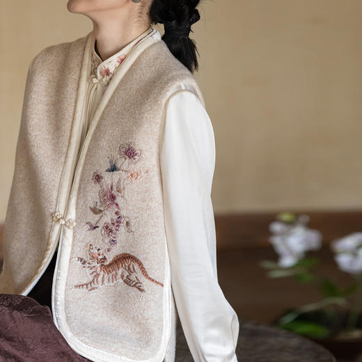 牧衣游原创羊毛混纺羊羔毛毛呢外套 限量福利款 简素不支持会员折 商品图0