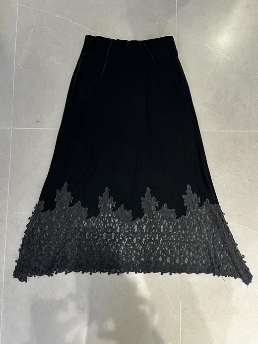 【门店同款】ENJOY冬季云敛“暖冬雅致”下摆拼接丝绒半裙 166745141 商品图0