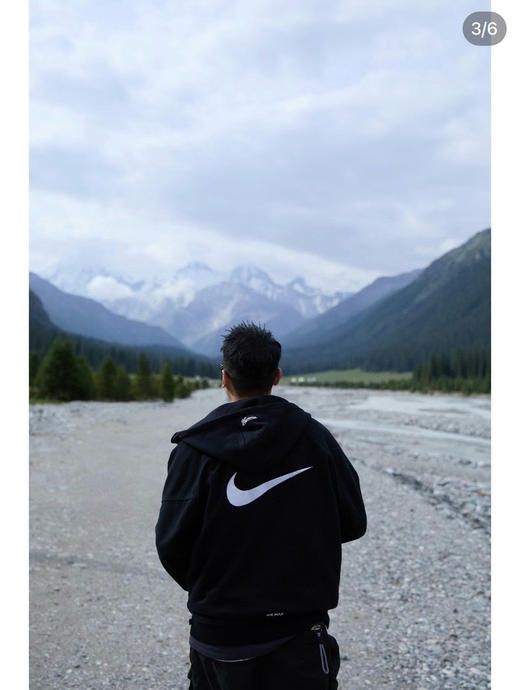 爆款𝐒𝐮𝐩𝐫𝐞𝐦𝐞x𝐍𝐤 联名开胸卫衣 男女款 大孩子们冲啦，预售！13天左右发货 商品图5