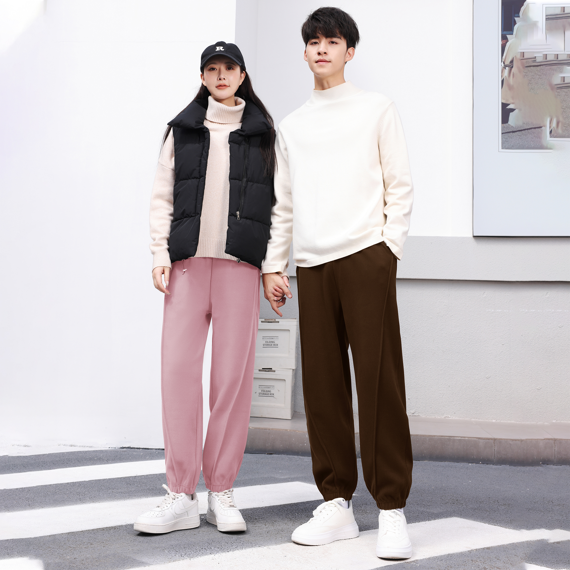 特妮娜【亲子加绒防风裤】高密度防风防水面料 防止冷风入侵 从容面对湿冷寒气 内里加绒加厚 保持热量回流 时刻保持温暖